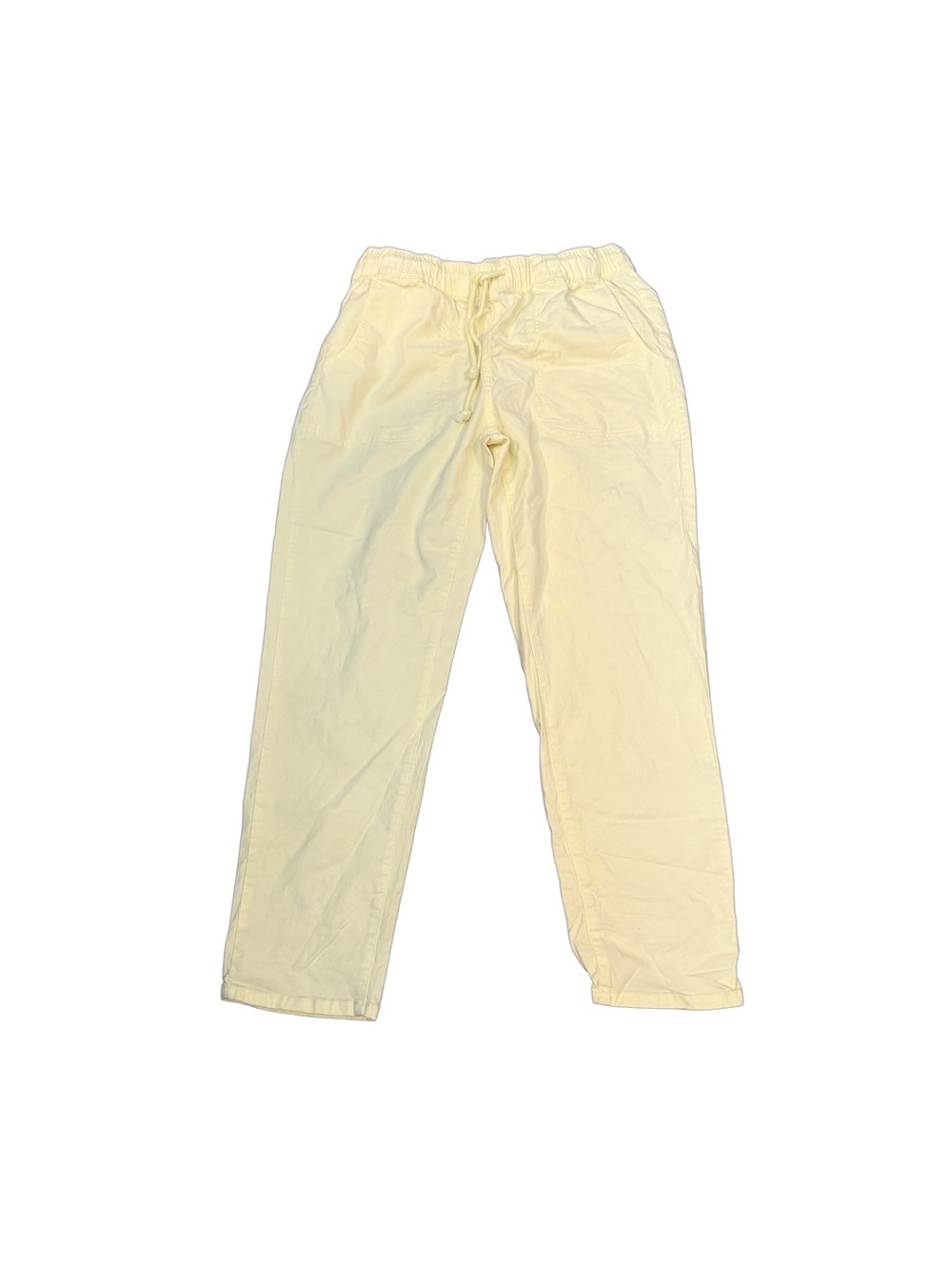Carve Designs Women's Drawstring Ankle Pants - Pale Yellow